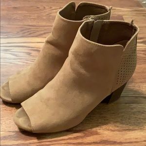 Old Navy Peep Toe Booties